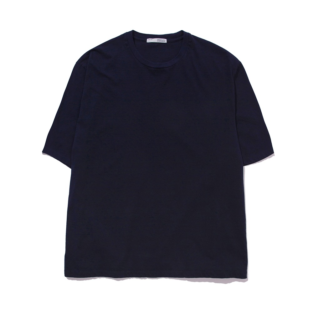 [Pottery]  Short Sleeve Basic T-Shirt Navy