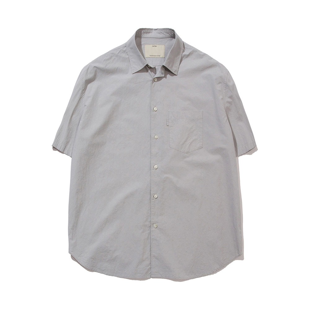 [Pottery]  Short Sleeve Comfort Shirt Silver 