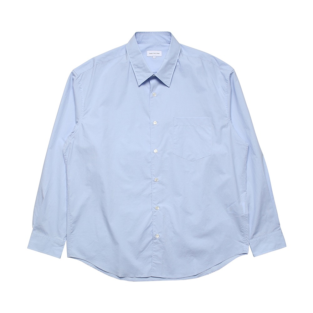 [Steady Every Wear]  Light Relaxed Daily Shirts Sky Blue