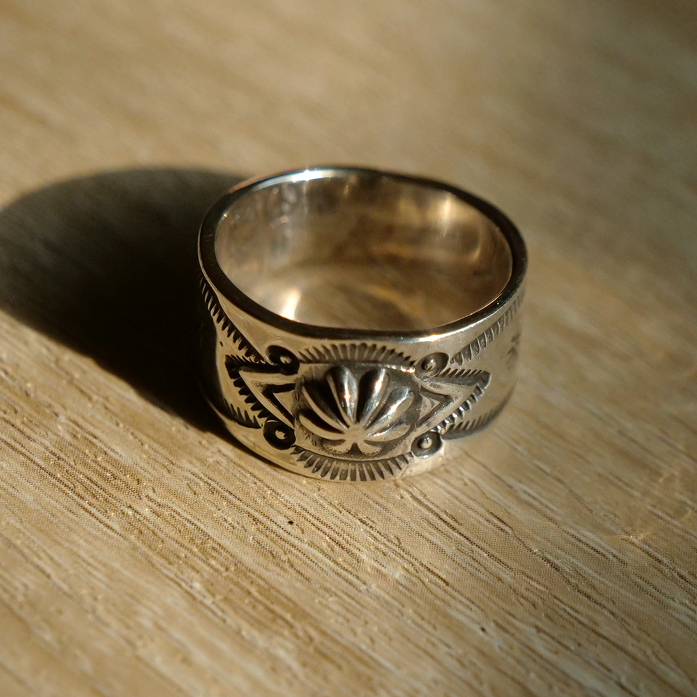 [North Works]  W-021 900Silver Stamp Ring