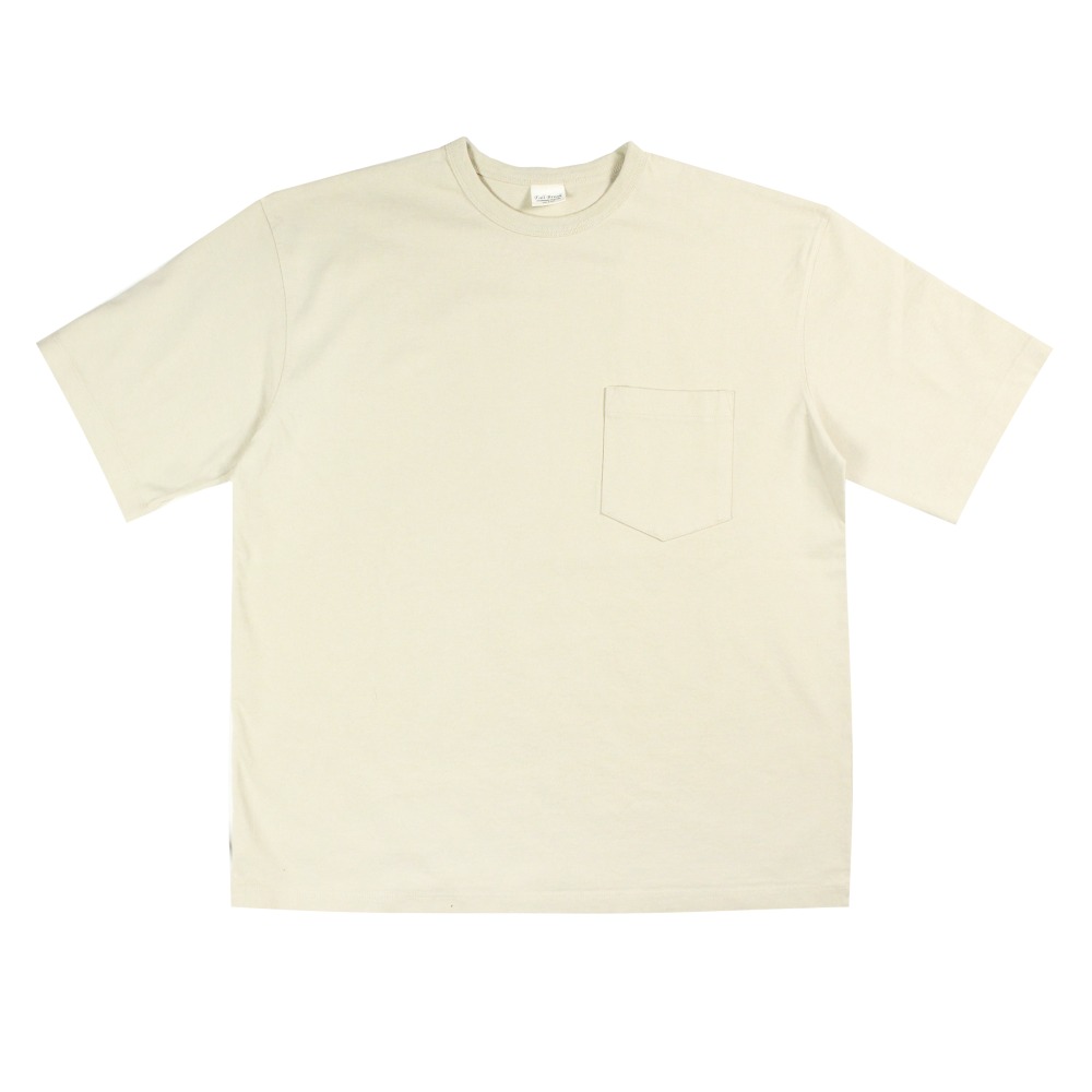 [Fall Break]  Pocket T-Shirts Light Beige