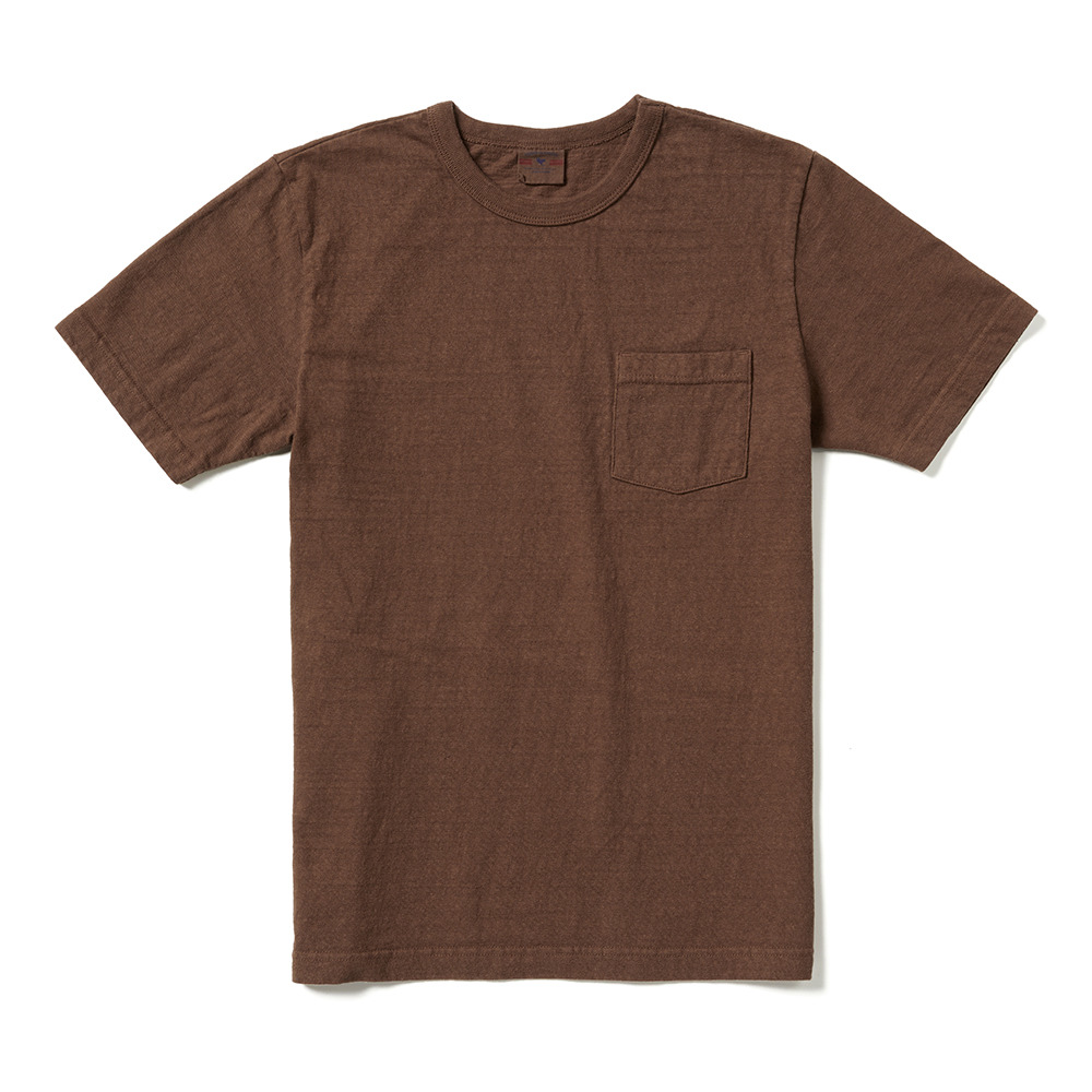[Oriental United]  Loopwheel T-Shirt Brown
