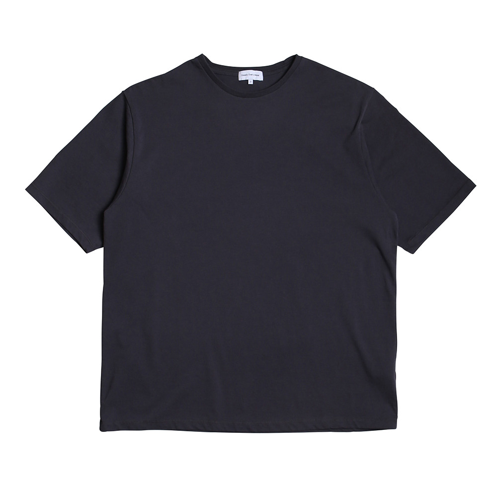 [Steady Every Wear]  Half Sleeved Daily T-Shirts Dark Grey