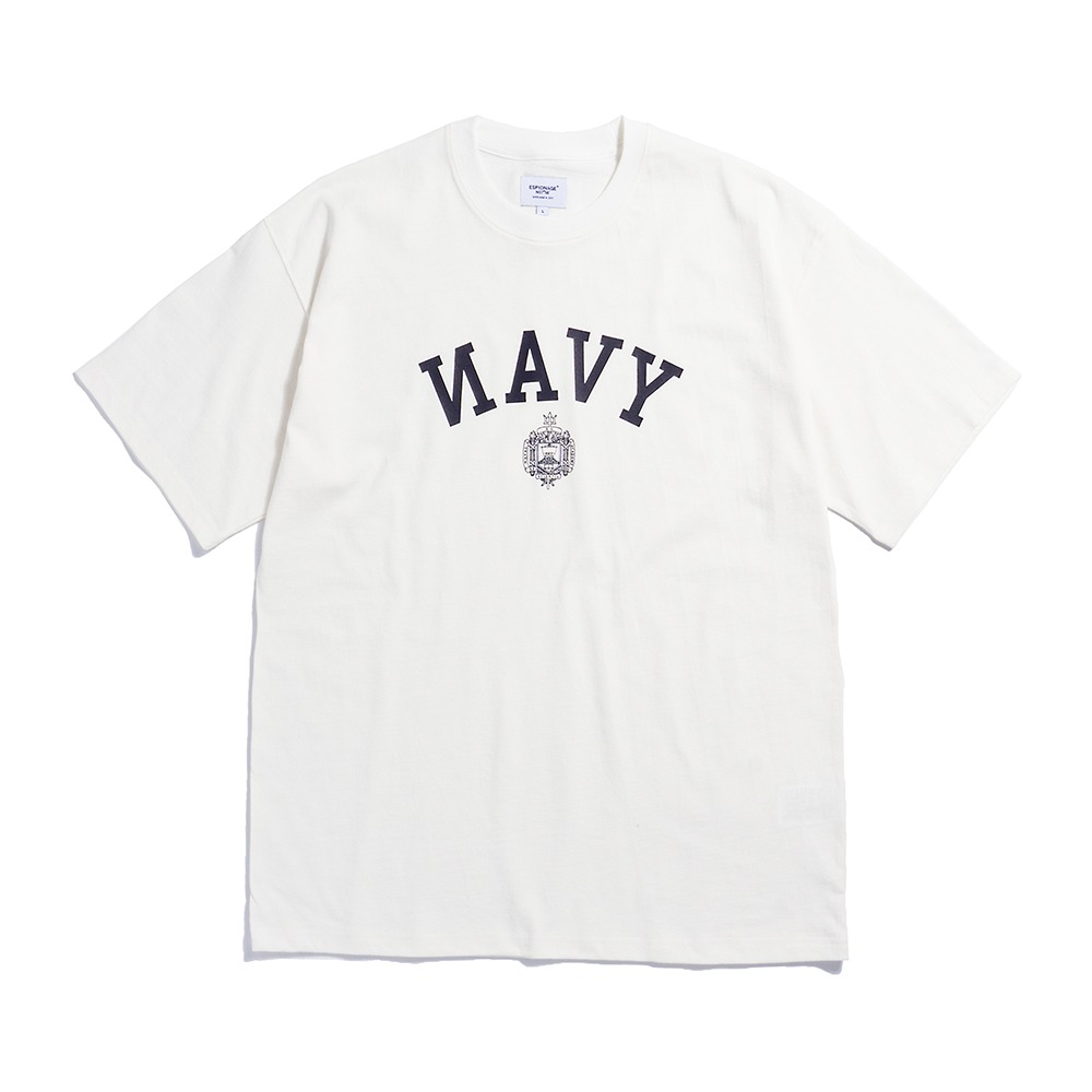 [Espionage]  NAVAL Academy T-Shirt White