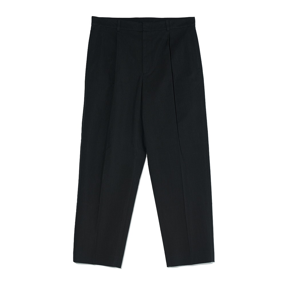 [Steady Every Wear]  Relaxed CN Pants Black  &lt; 재입고&gt;