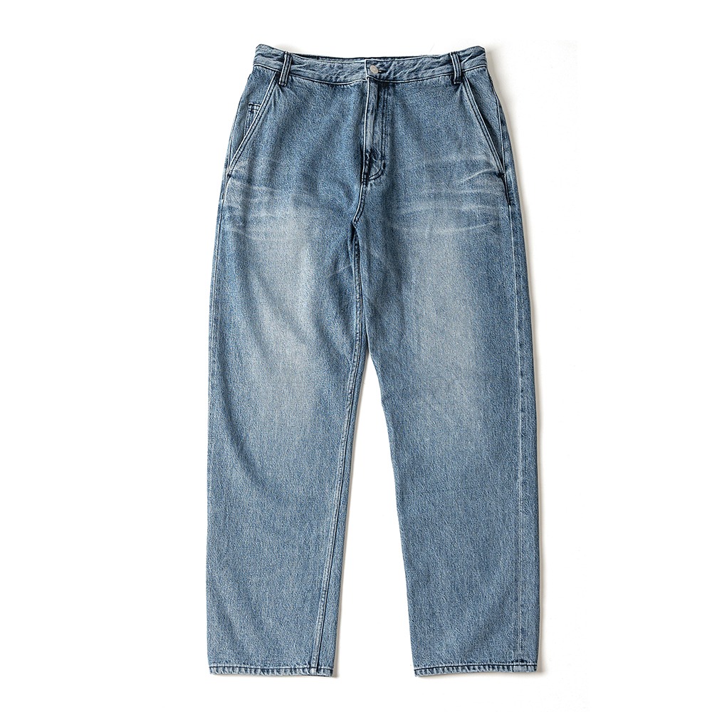 [Ourselves]  23FW Organic Cotton Relaxed Denim Pants Bleached