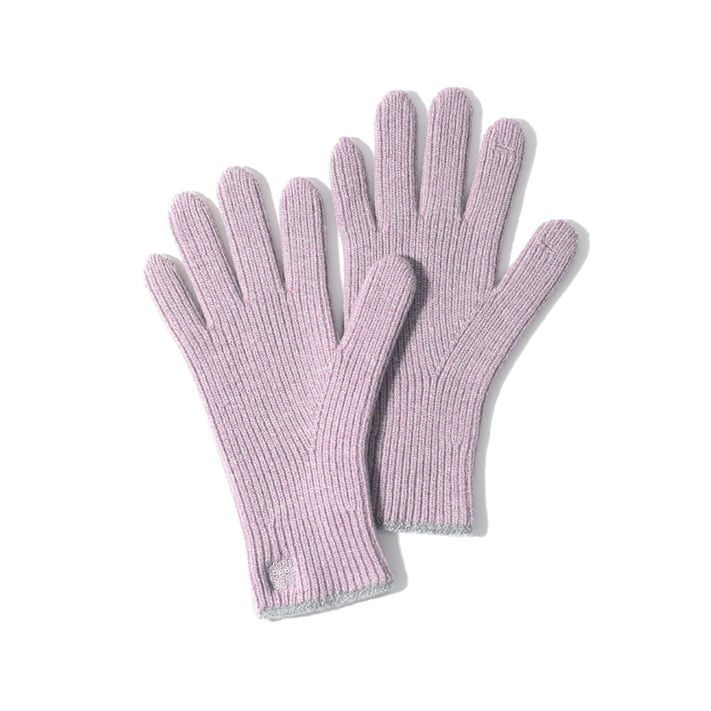 [Horlisun]  23FW Bless Wool Finger Gloves Lavender