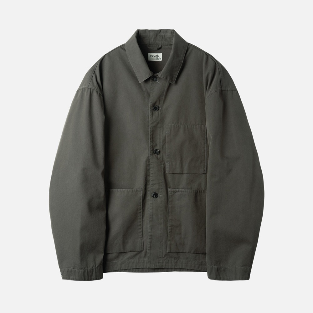 [Rough Side]  24SS Comfort Jacket Charcoal