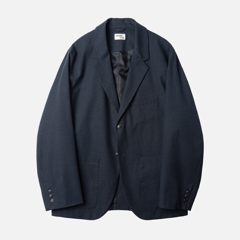 [Rough Side]  24SS Reporter Jacket Navy