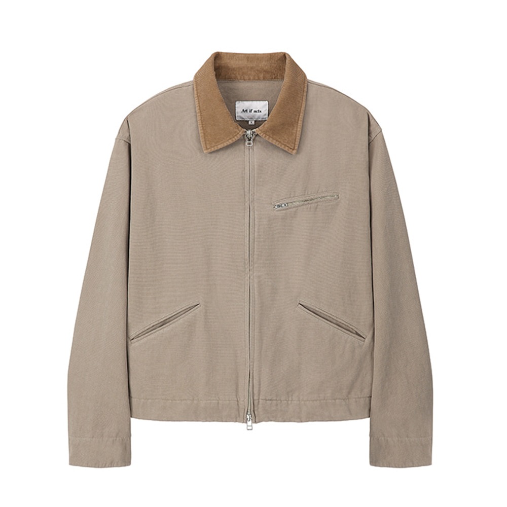 [Art if acts]  24SS Hillside Work Jacket Taupe  