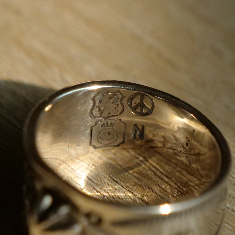 [North Works]  W-021 900Silver Stamp Ring