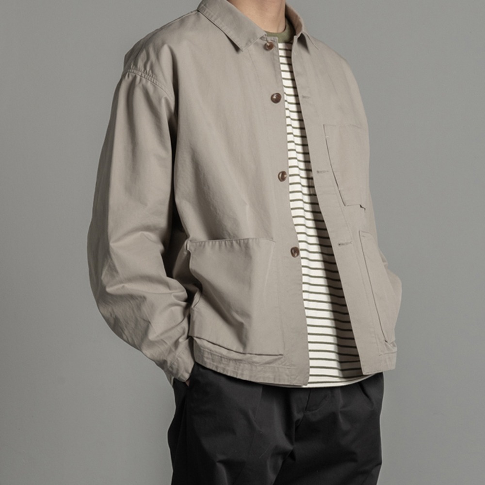 [Rough Side]  22S/S Comfort Jacket Oatmeal