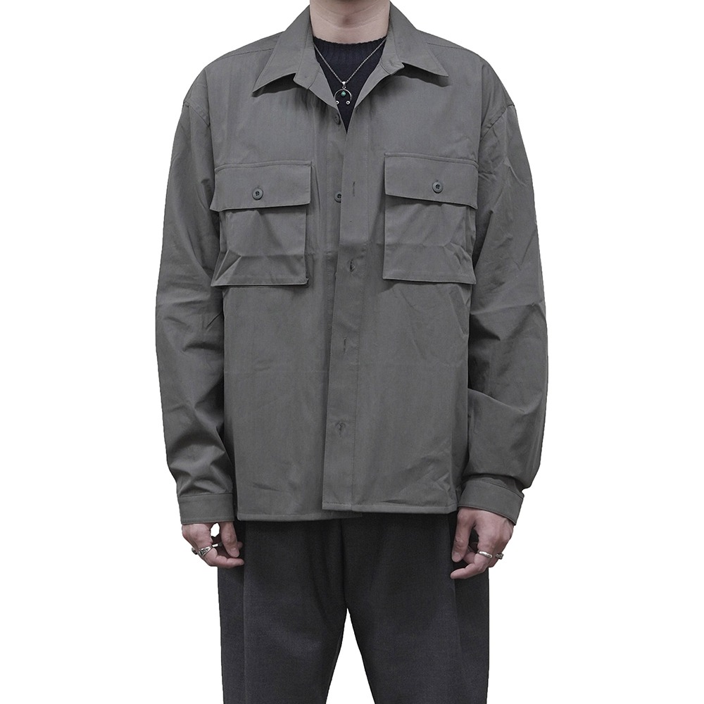 [Sustain]  4pk Mil Shirt Jacket Olive Grey