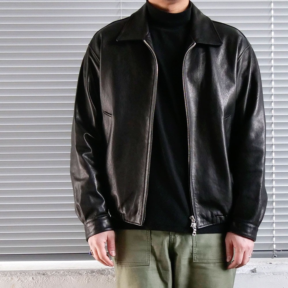 [Steady Every Wear]  SEW Leather Blouson Jacket