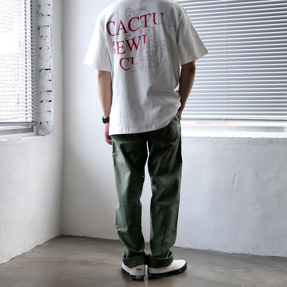 [Cactus Sewing Club]  Member&#039;s T-Shirts Type01 Natural